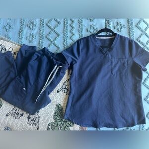 Navy scrub set